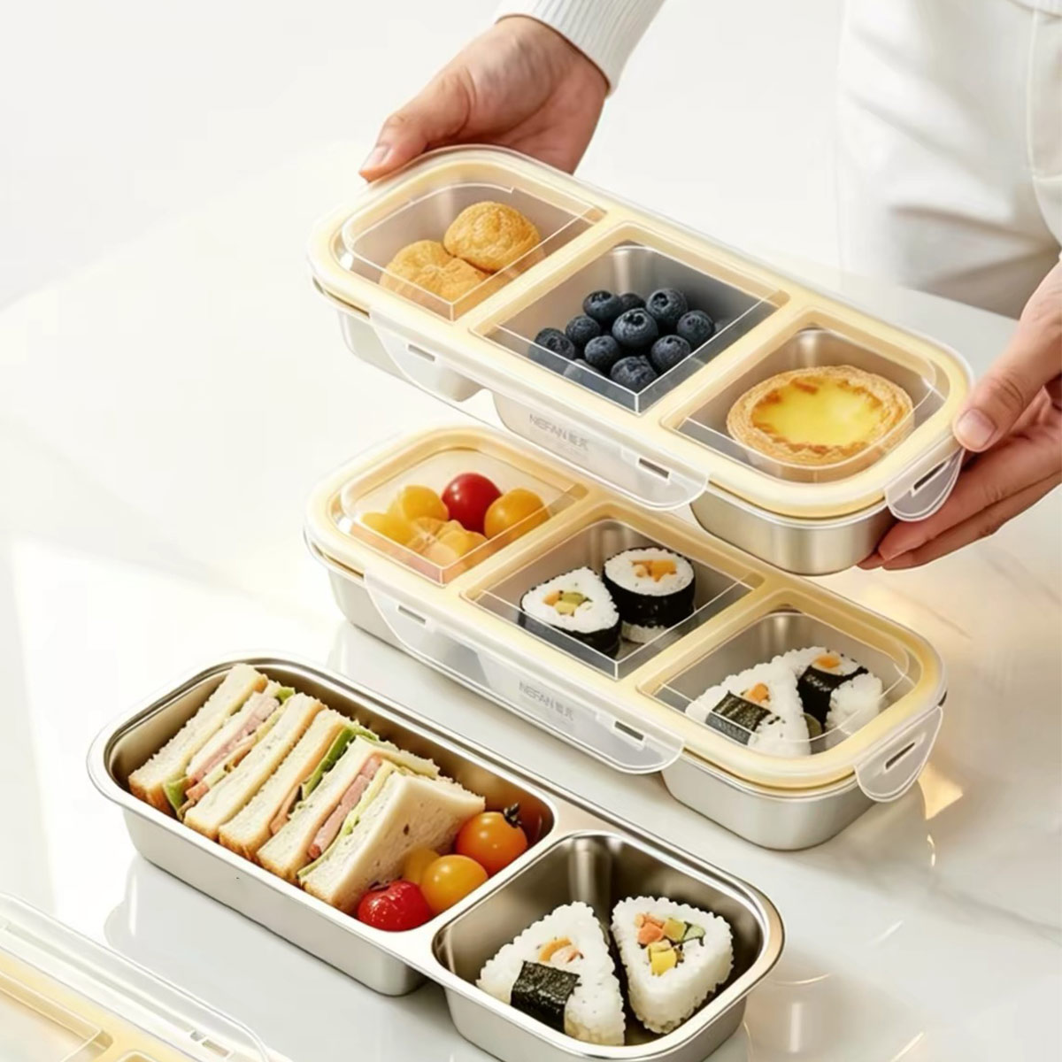 Food Storage Method - Stainless Steel Food Storage Box with
