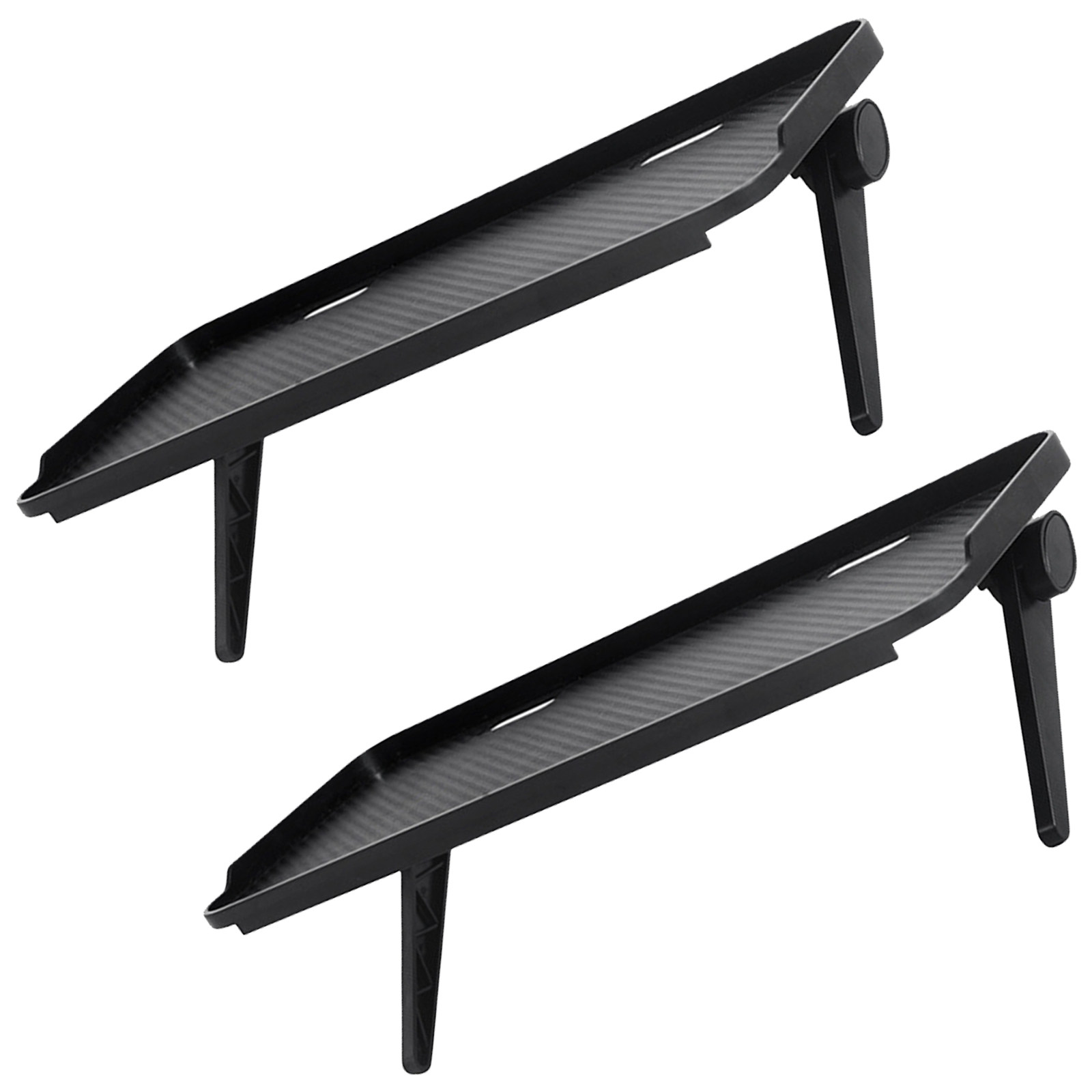 Food Storage And Organizer - 2Pcs TV Remote Shelf Adjustable No