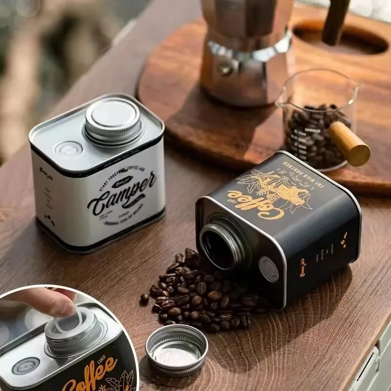 Food Storage Camping - Coffee Bean Sealed Can Outdoor Camping