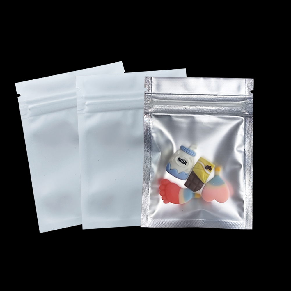 Food Storage Bags Zip Lock Pouch - 100pcs/lot Matte Clear Zip Lock Plastic