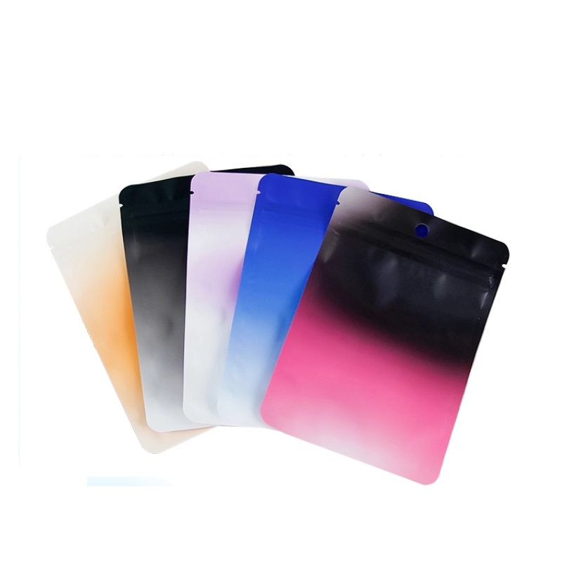 Food Storage Bags Zip Lock Pouch - 1000Pcs/Lot 10.5x15cm Color Gradient Ziplock Bags
