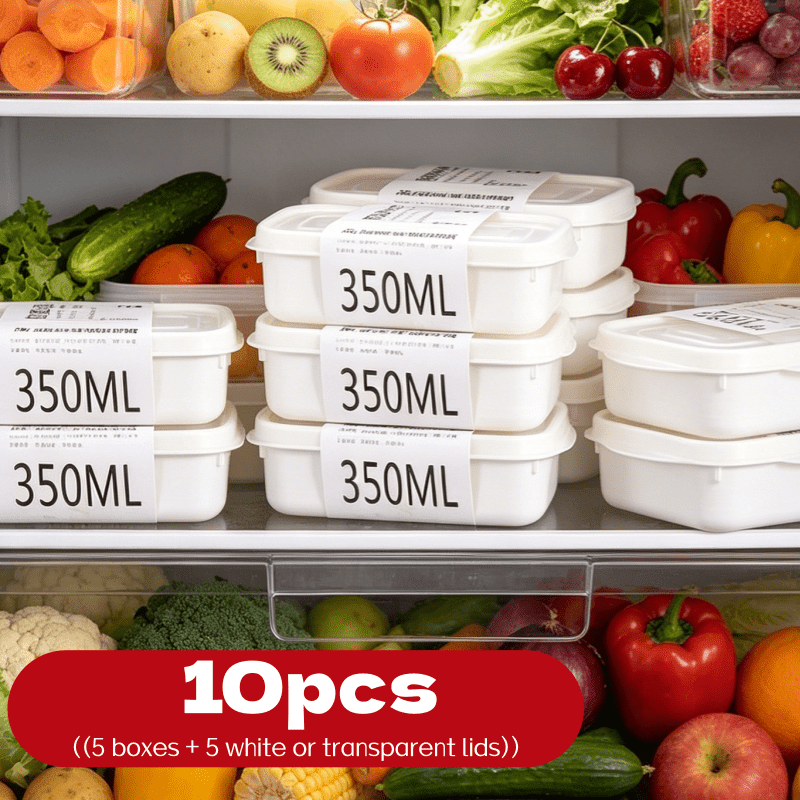 Food Storage Kits - 10Pcs Reusable Stackable Food Storage Box