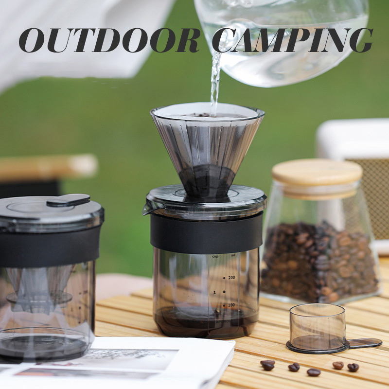 Food Storage Camping - Hand-brew Three-in-one Coffee Pot With Scale