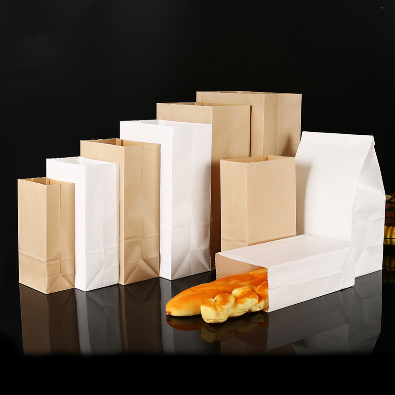 25/50pcs Brown Kraft Paper Bag - Food Storage Of Plants ulasan dan harga