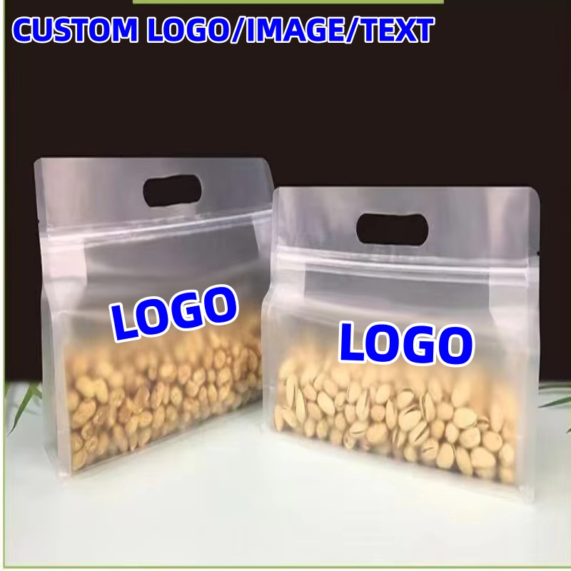 50PCS Frosted 3D Stand Up Zipl - Food Storage Bags Zip Lock Pouch ulasan dan harga