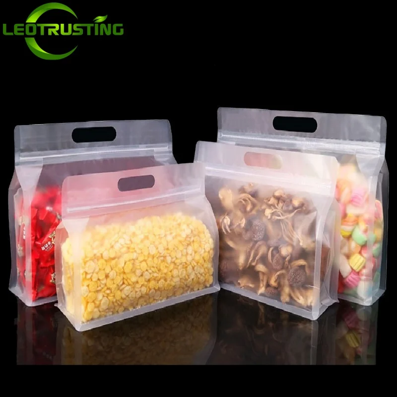 50PCS Frosted 3D Stand Up Zipl - Food Storage Bags Zip Lock Pouch ulasan dan harga