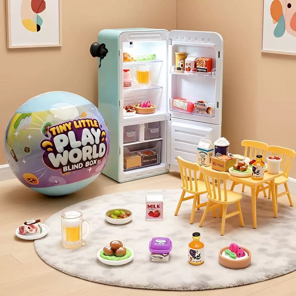 4-Color Mini Fridge Blind Box  - Food Storage Kits ulasan dan harga