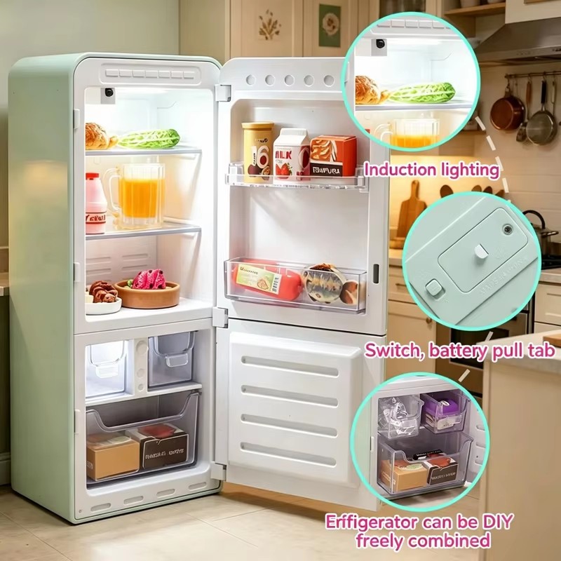 4-Color Mini Fridge Blind Box  - Food Storage Kits ulasan dan harga