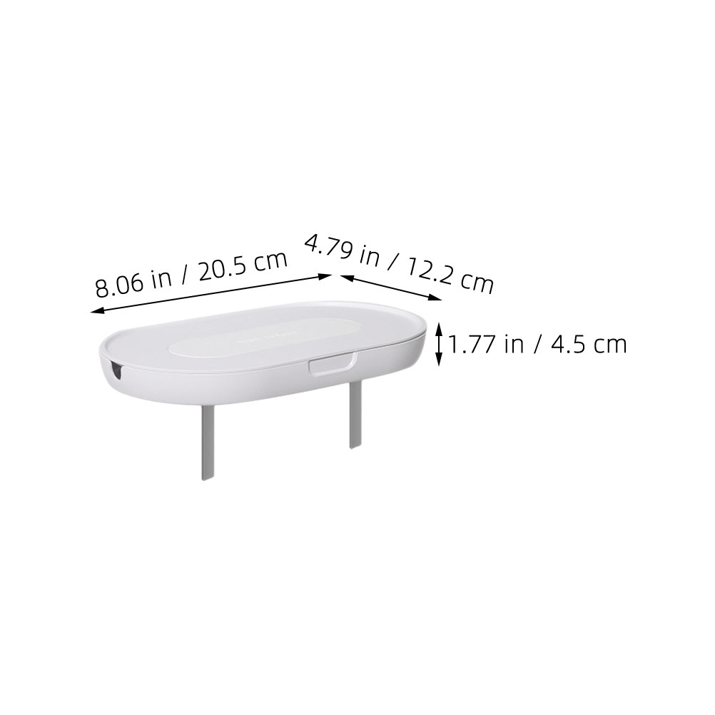 Wall Outlet Rack Detachable Pl - Food Storage And Organizer ulasan dan harga