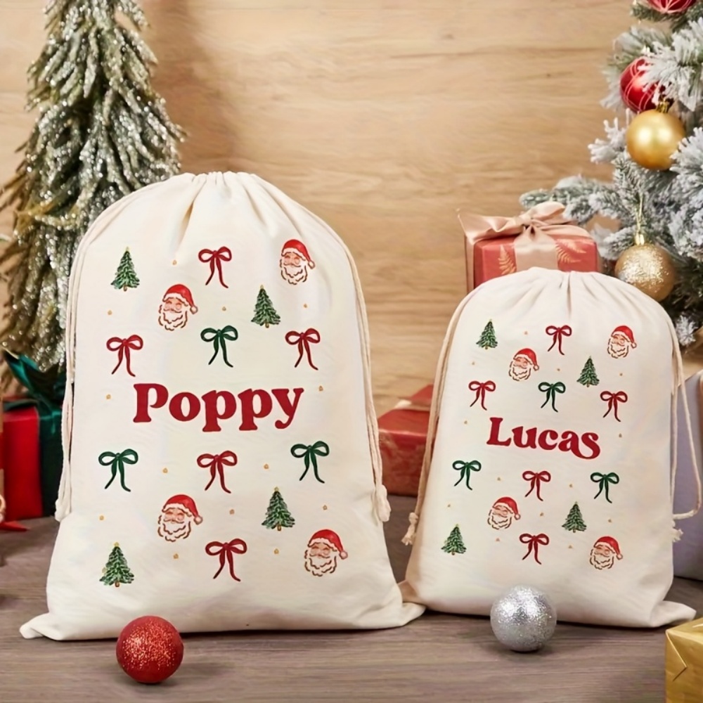 Personalised Simple Santa & Ch - Food Storage Of Plants ulasan dan harga
