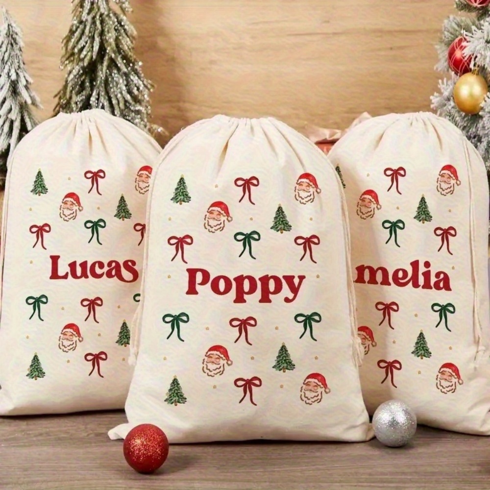 Personalised Simple Santa & Ch - Food Storage Of Plants ulasan dan harga
