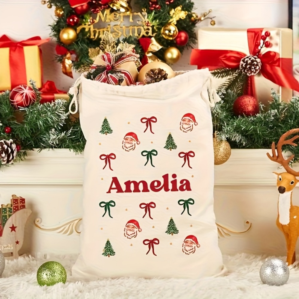Personalised Simple Santa & Ch - Food Storage Of Plants ulasan dan harga