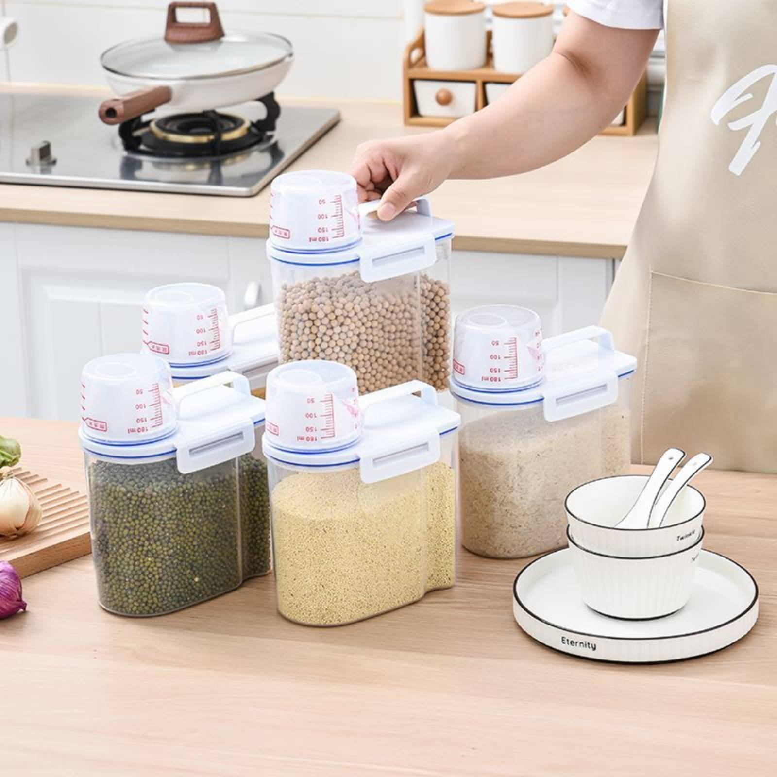 Rice Storage Container Safe Ri - Food Storage And Organizer ulasan dan harga