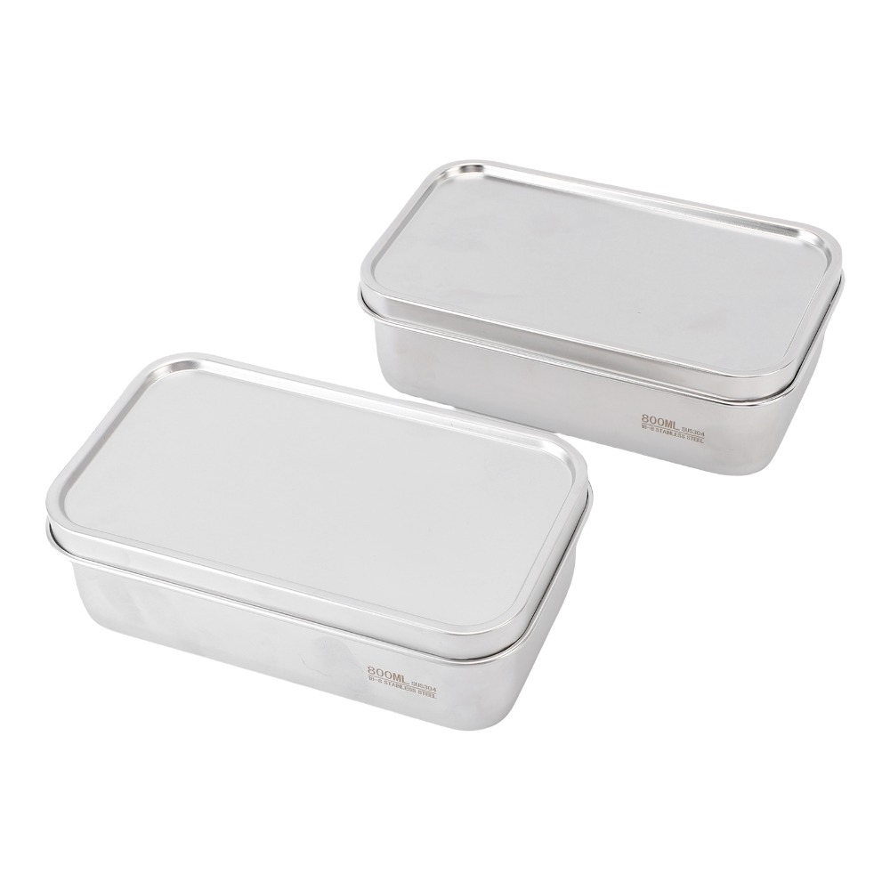 2PCS Practical 304 Stainless S - Food Storage Camping ulasan dan harga
