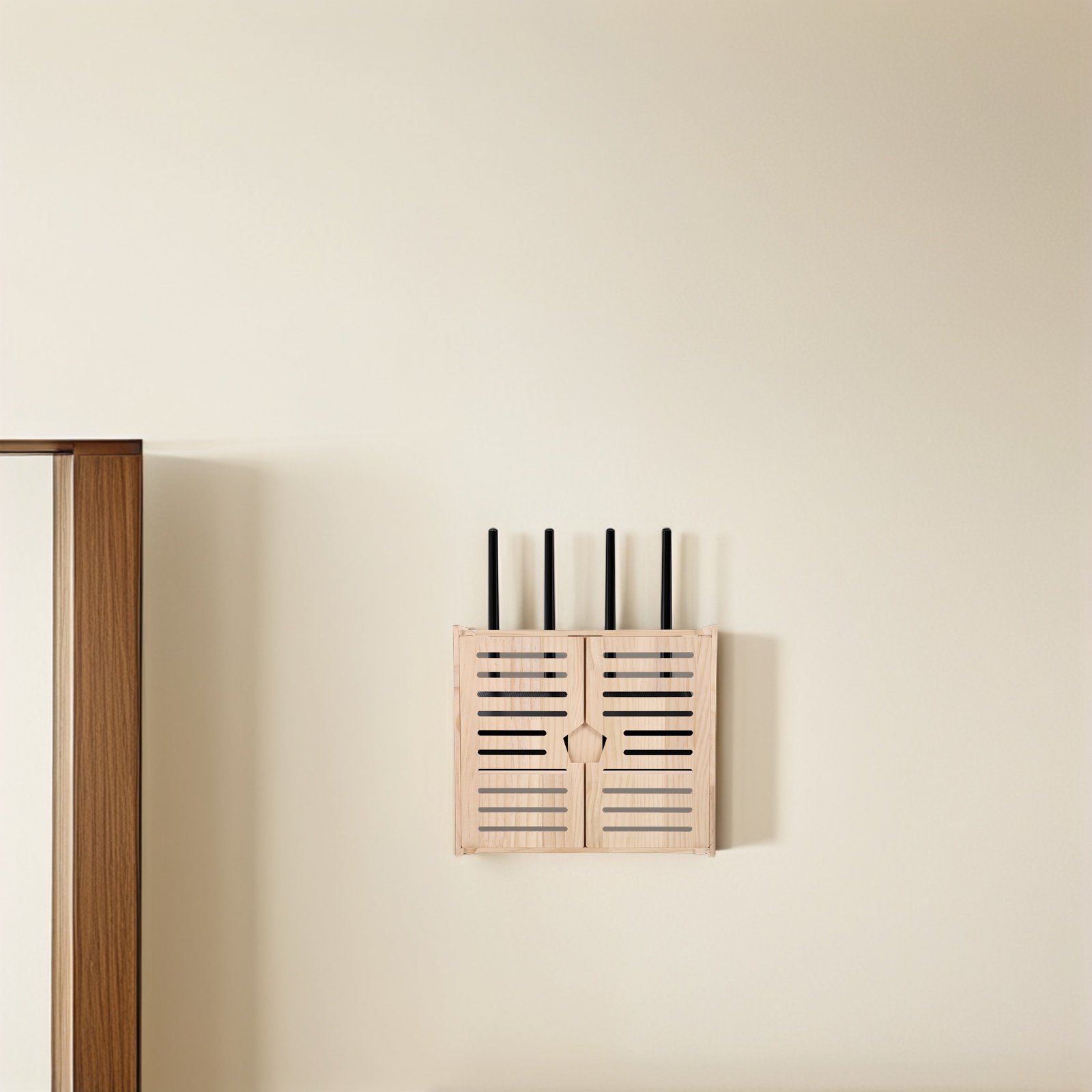 WiFi Router Storage Box Wall M - Food Storage Management ulasan dan harga