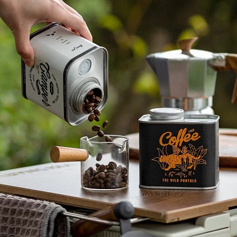 Coffee Bean Sealed Can Outdoor - Food Storage Camping ulasan dan harga