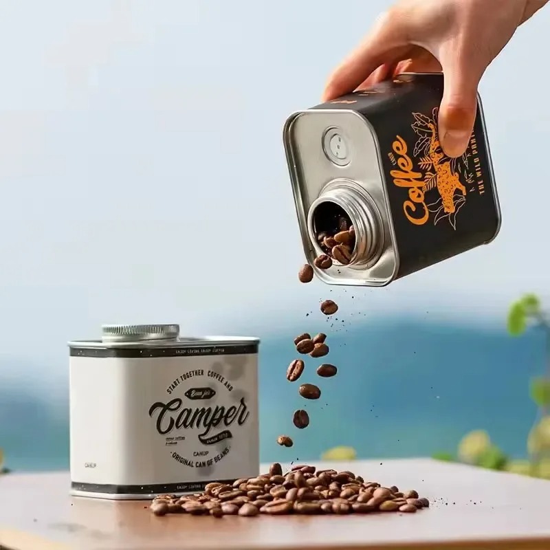 Coffee Bean Sealed Can Outdoor - Food Storage Camping ulasan dan harga