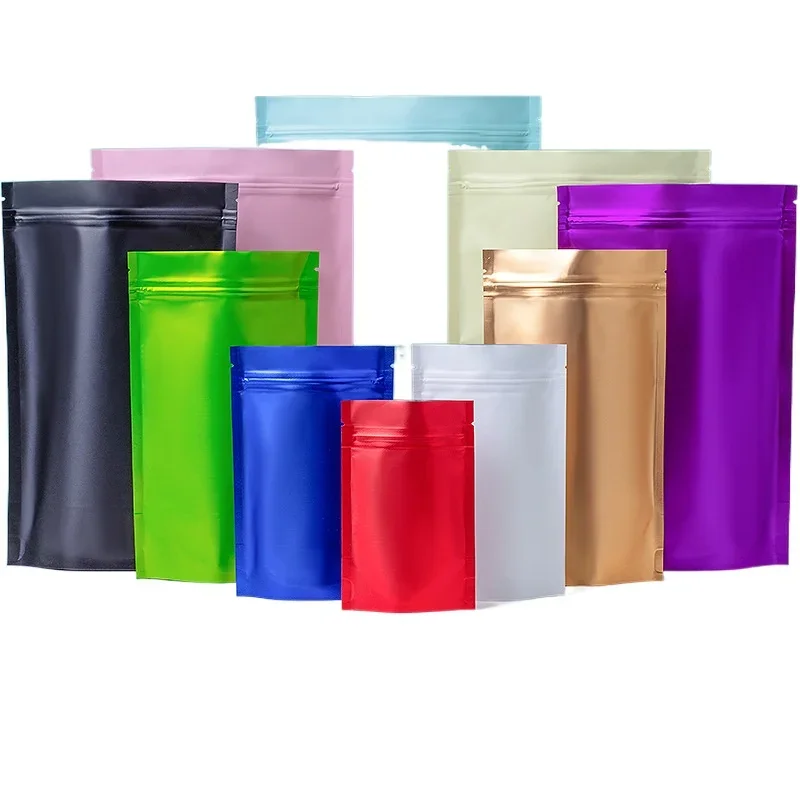 100pcs Custom Matt Finished Se - Food Storage Bags Zip Lock Pouch ulasan dan harga