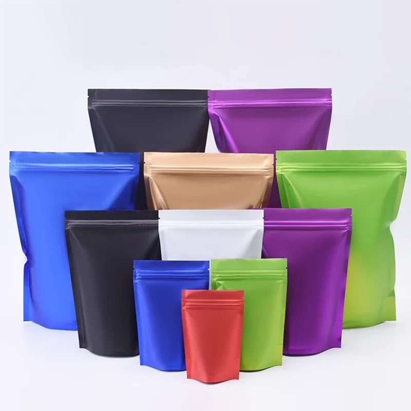 100pcs Custom Matt Finished Se - Food Storage Bags Zip Lock Pouch ulasan dan harga