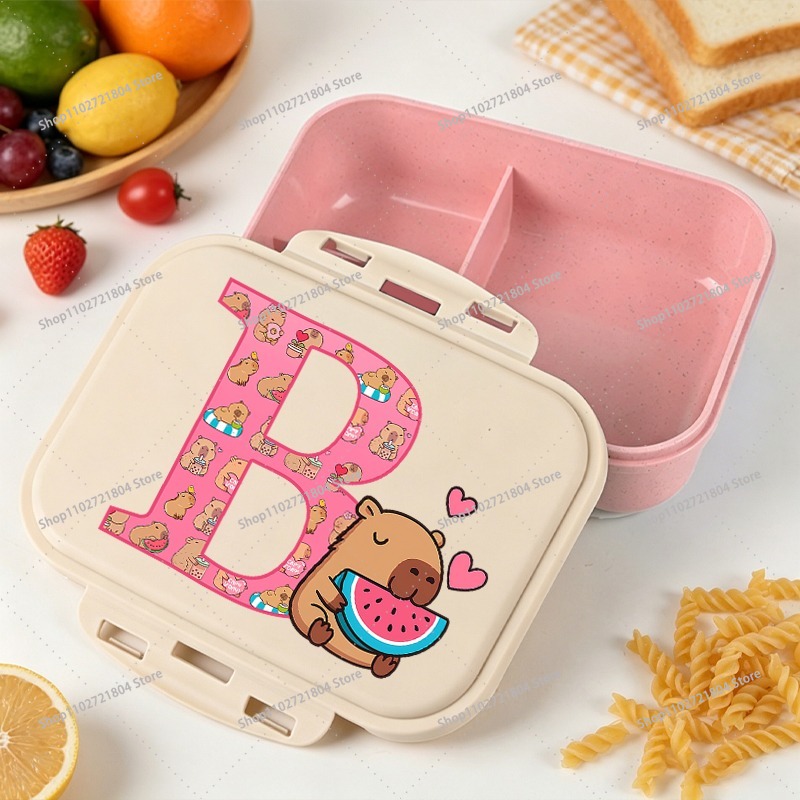 Capibara Large Capacity Bento  - Food Storage Method ulasan dan harga
