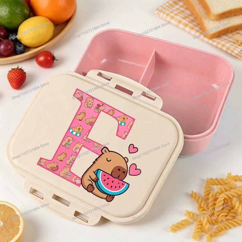 Capibara Large Capacity Bento  - Food Storage Method ulasan dan harga