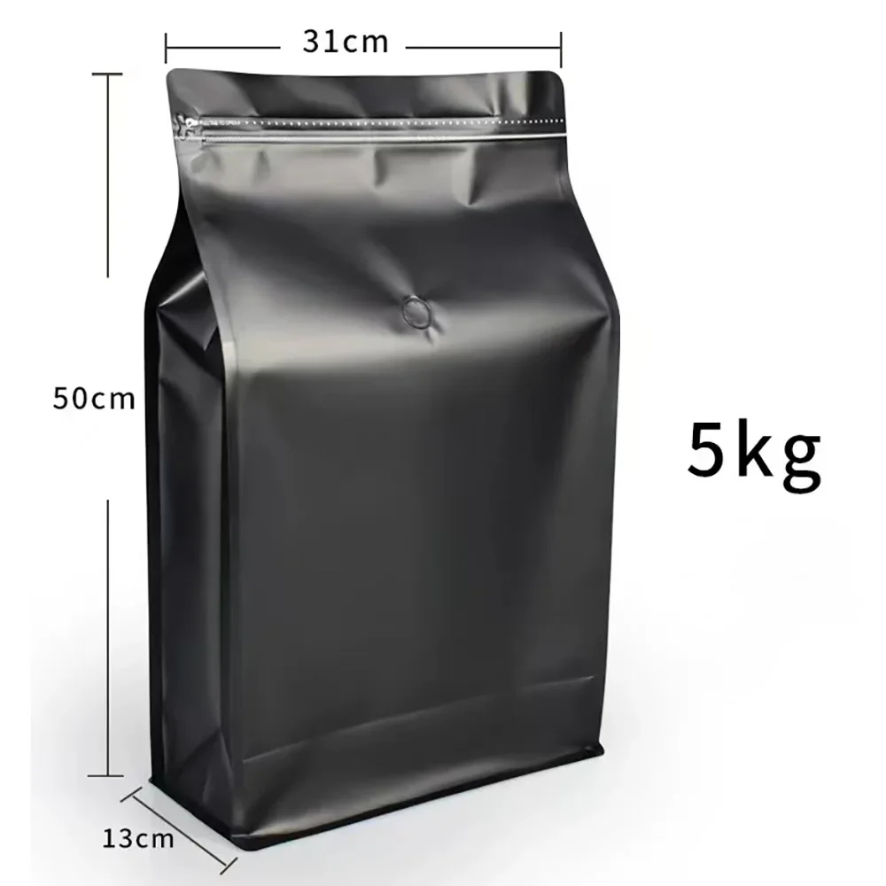 Large Capacity Resealable 5kg  - Food Storage Bags Zip Lock Pouch ulasan dan harga