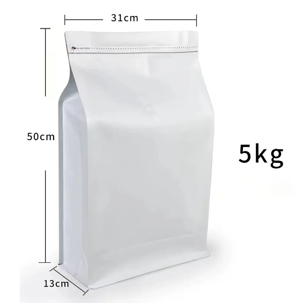 Large Capacity Resealable 5kg  - Food Storage Bags Zip Lock Pouch ulasan dan harga