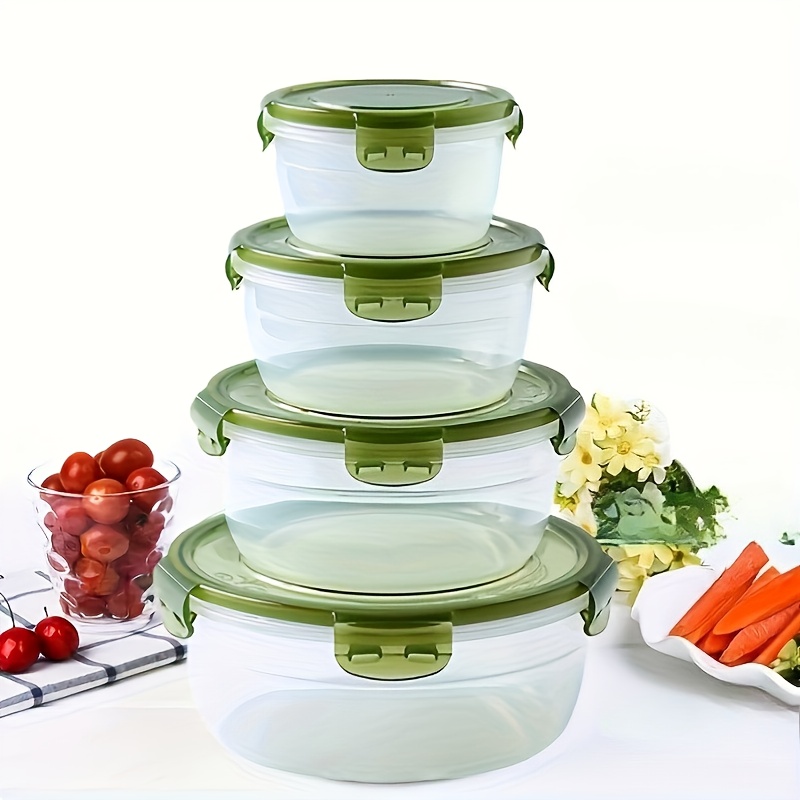 4 Plastic Food Storage Contain - Food Storage Camping ulasan dan harga