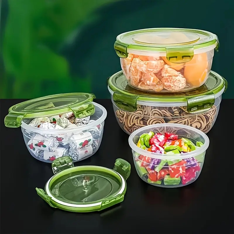 4 Plastic Food Storage Contain - Food Storage Camping ulasan dan harga