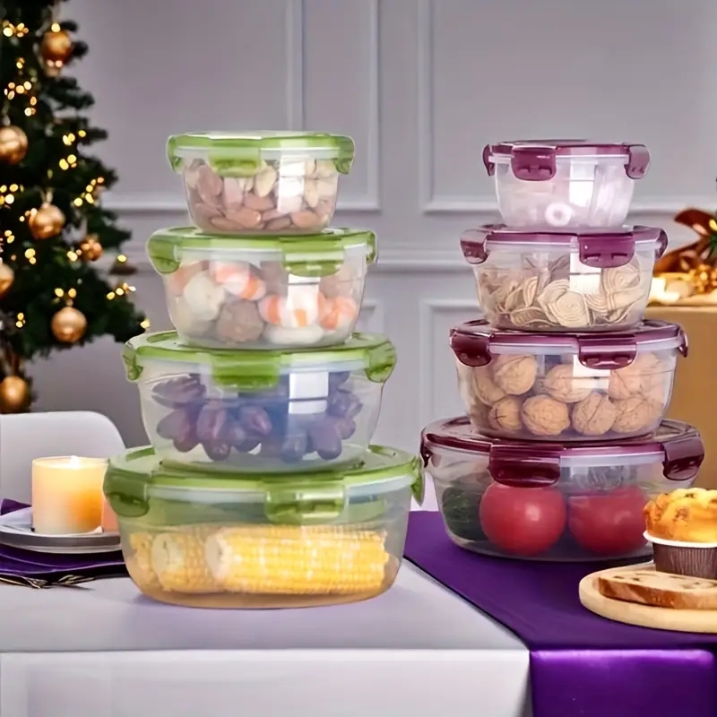 4 Plastic Food Storage Contain - Food Storage Camping ulasan dan harga