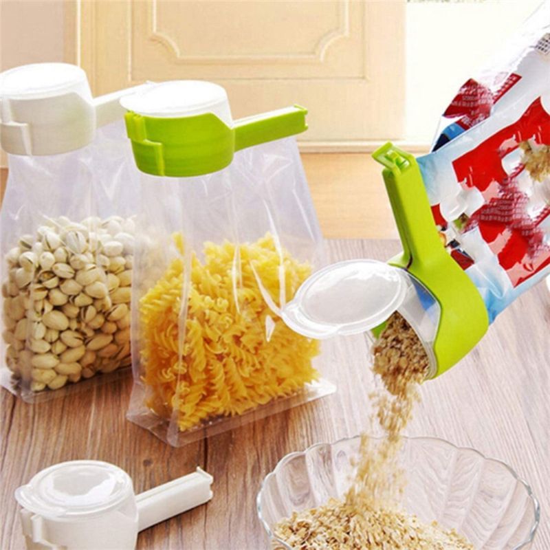 Kitchen Bag Clips With Pour Sp - Food Storage Recommendations ulasan dan harga