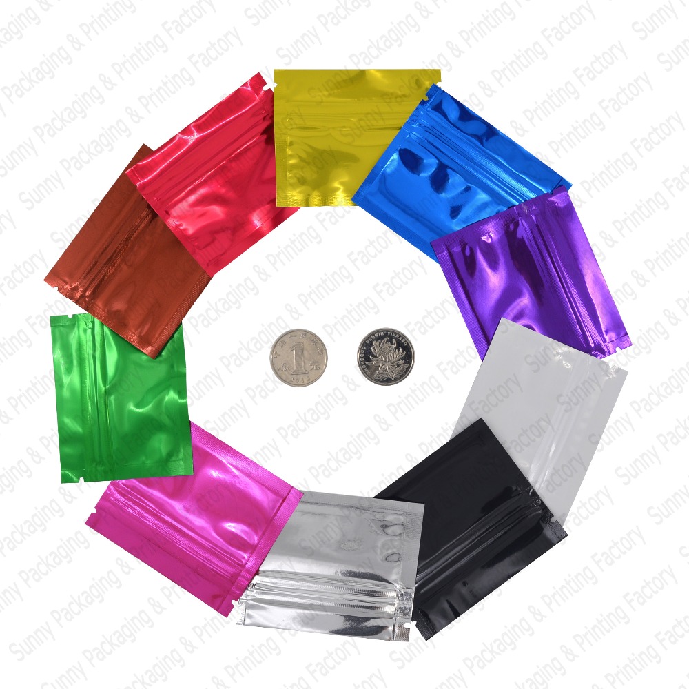 100 pcs 7.5x6.5 cm (3''x2.5'') - Food Storage Bags Zip Lock Pouch ulasan dan harga