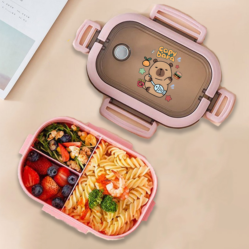 Capybara Bento Lunch Box Anime - Food Storage And Organizer ulasan dan harga
