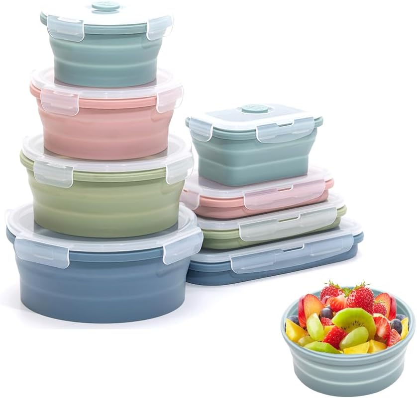 Collapsible Silicone Food Stor - Food Storage Kits ulasan dan harga