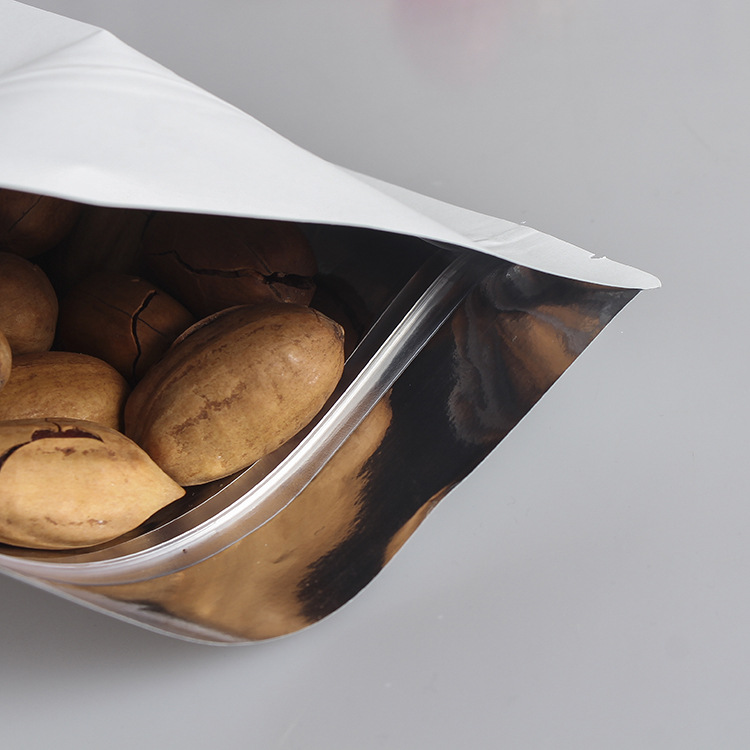 100pcs Wholesale Stand up Whit - Food Storage Bags Zip Lock Pouch ulasan dan harga