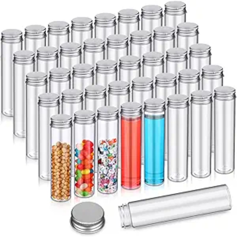 10pcs Plastic Test Tubes with  - Food Storage Youtube ulasan dan harga