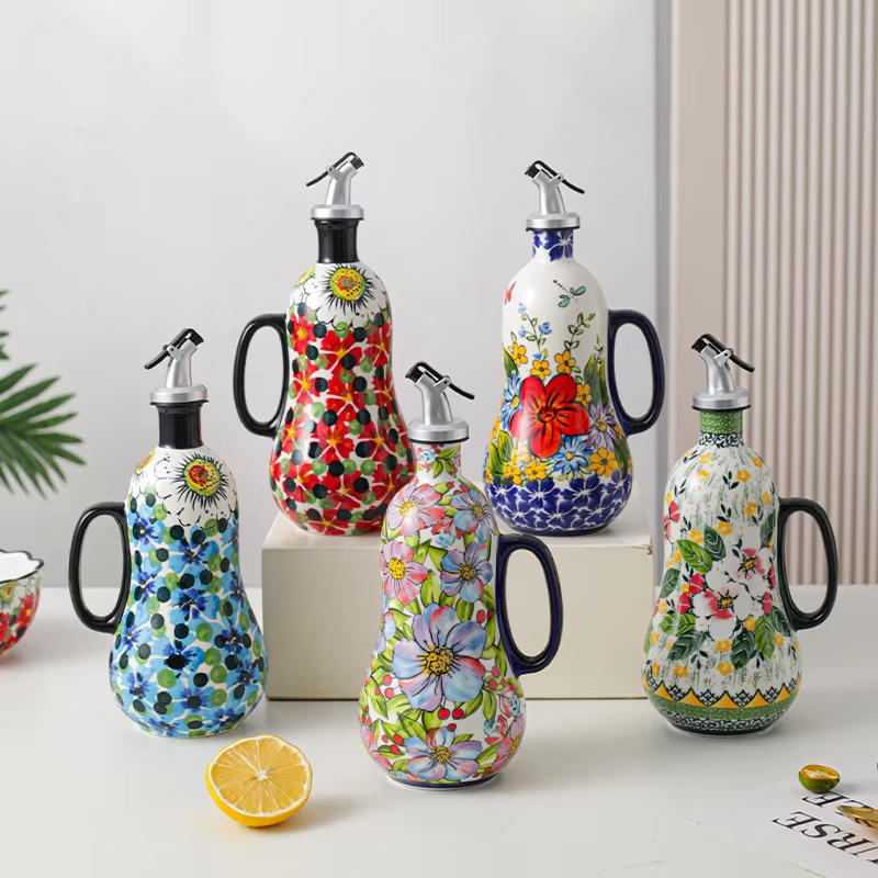 Flowers Plants Ceramic Olive O - Food Storage Of Plants ulasan dan harga