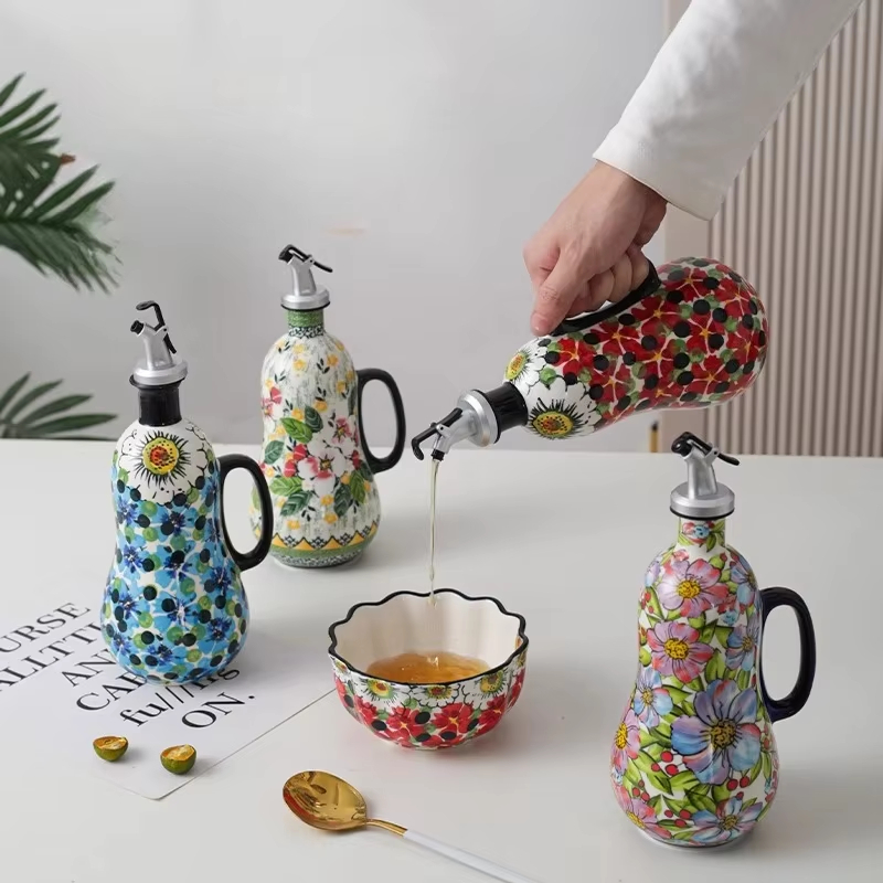 Flowers Plants Ceramic Olive O - Food Storage Of Plants ulasan dan harga