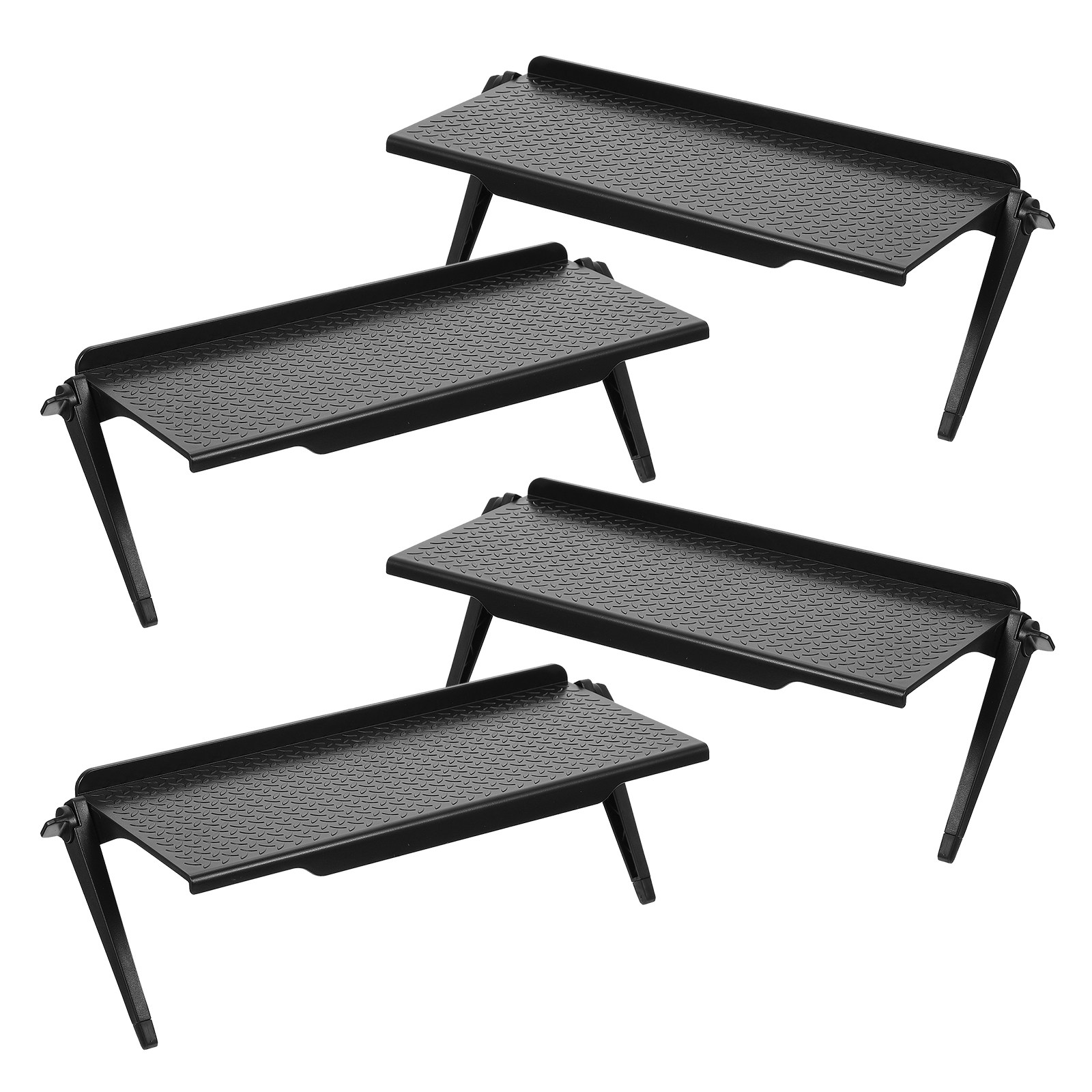 4Pcs Plastic Adjustable TV Acc - Food Storage And Organizer ulasan dan harga