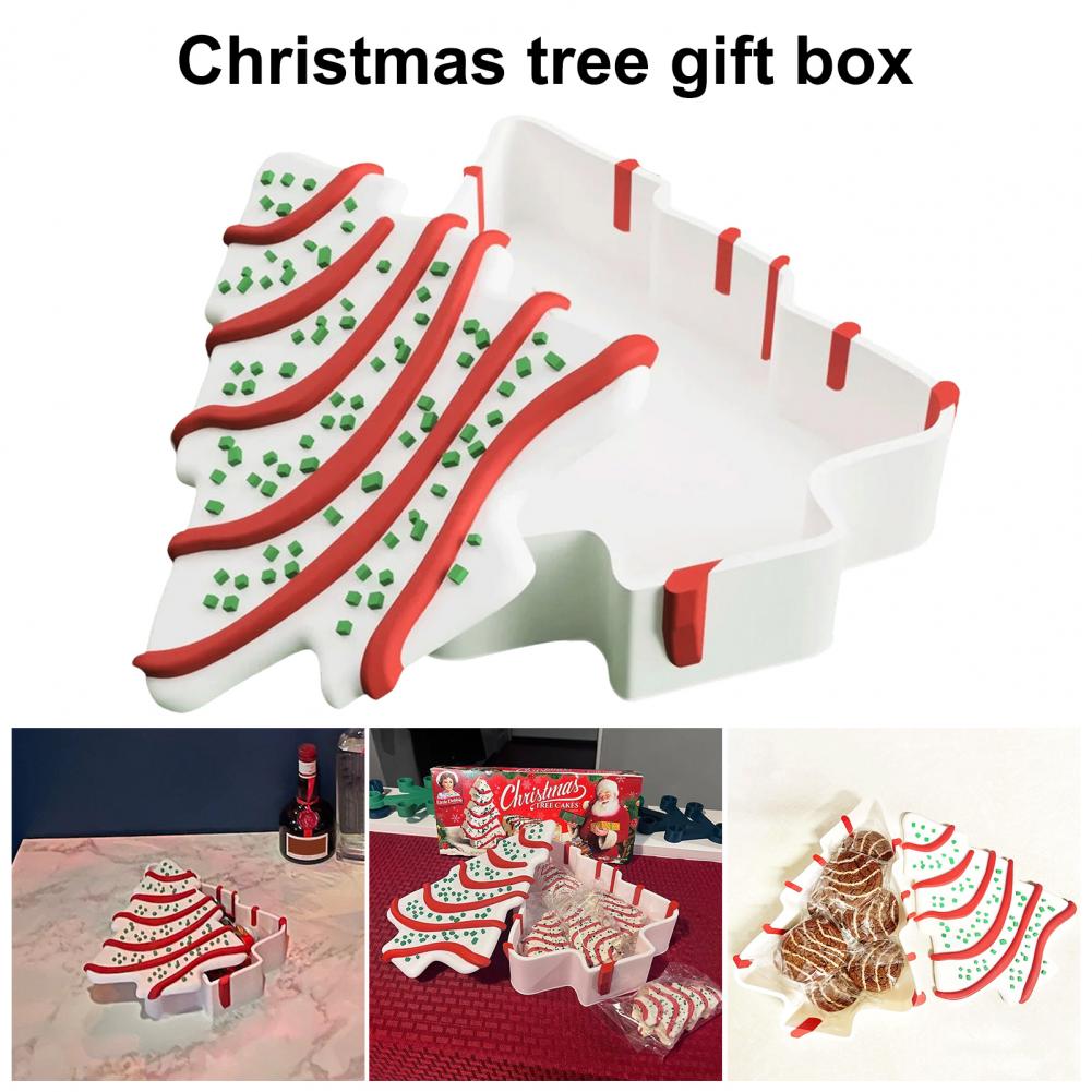 Christmas Tree Box Tree Shape  - Food Storage Of Plants ulasan dan harga