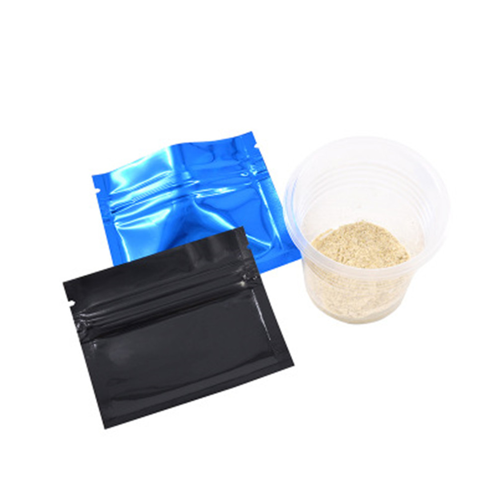 100Pcs Colorful Glossy Aluminu - Food Storage Bags Zip Lock Pouch ulasan dan harga