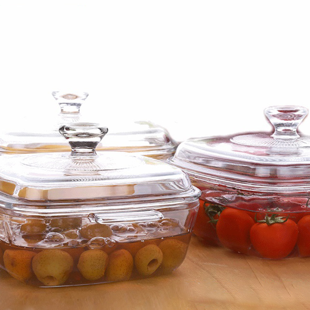 1Pcs Heat Resistant Tempered G - Food Storage Cabinet ulasan dan harga