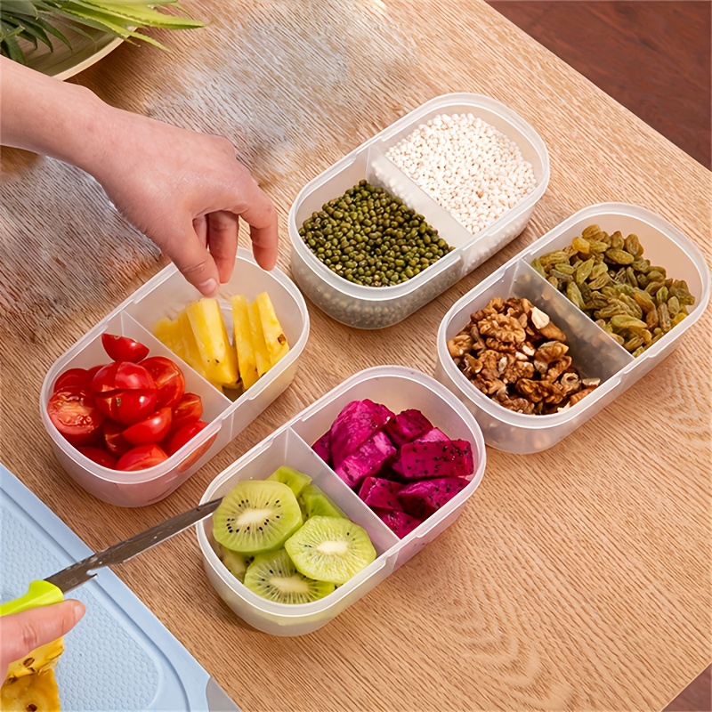 1/2 pcs Dual Compartment Food  - Food Storage Camping ulasan dan harga