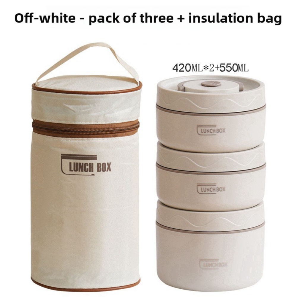 3pcs Insulated Lunch Box 304 S - Food Storage Kits ulasan dan harga