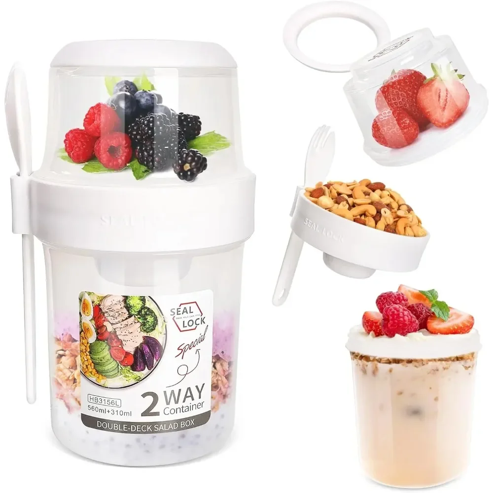 Salad Cup Breakfast Cups Porta - Food Storage Kits ulasan dan harga