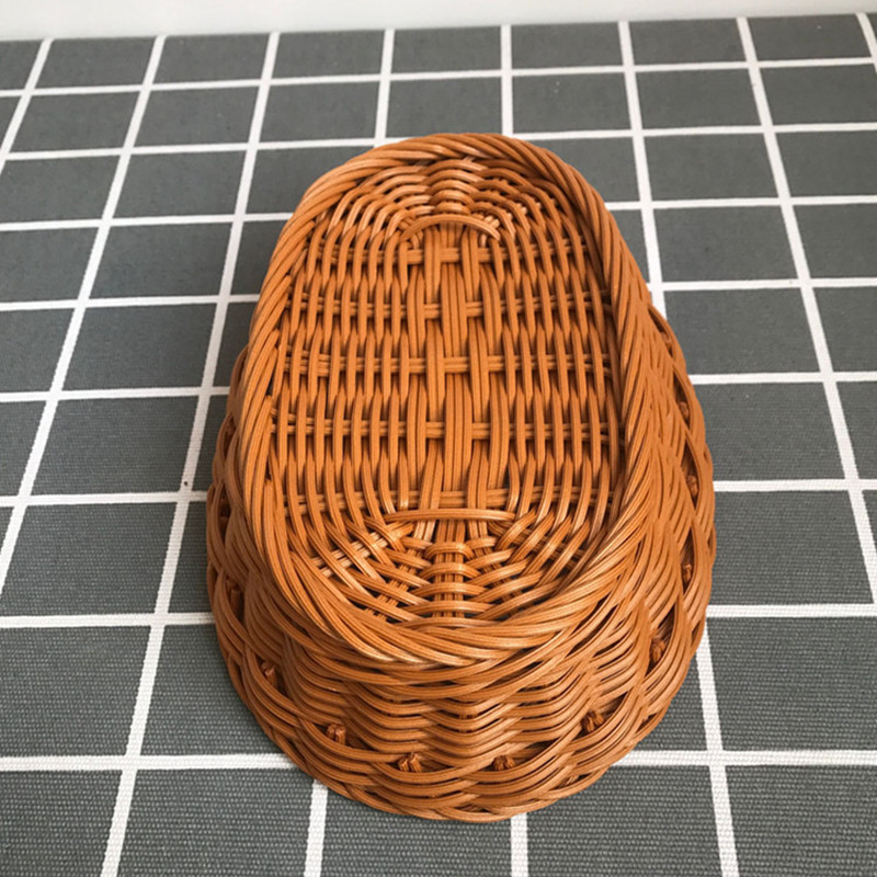 Oval Rattan Woven Storage Bask - Food Storage Of Plants ulasan dan harga