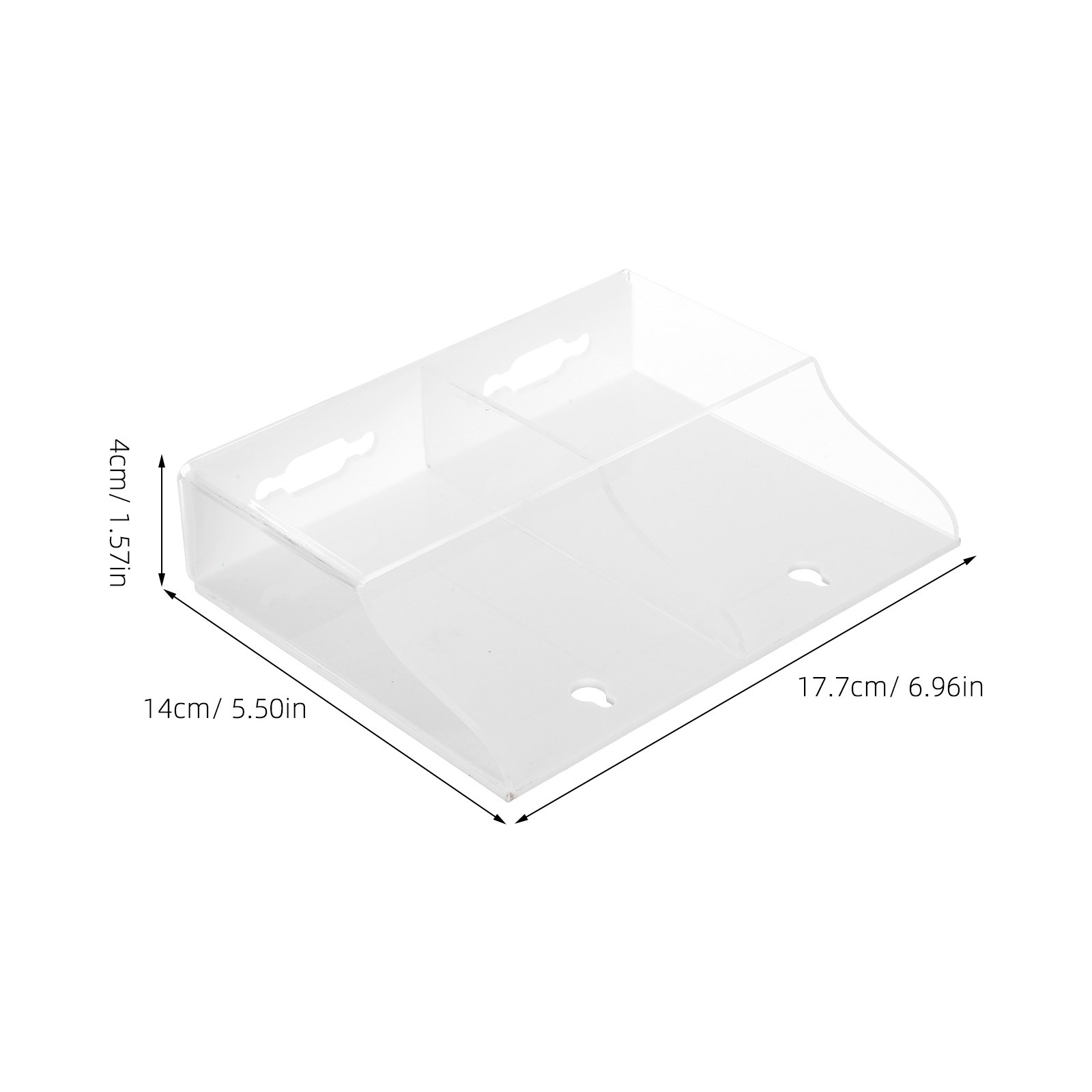 Acrylic Wall Mounted Storage B - Food Storage And Organizer ulasan dan harga