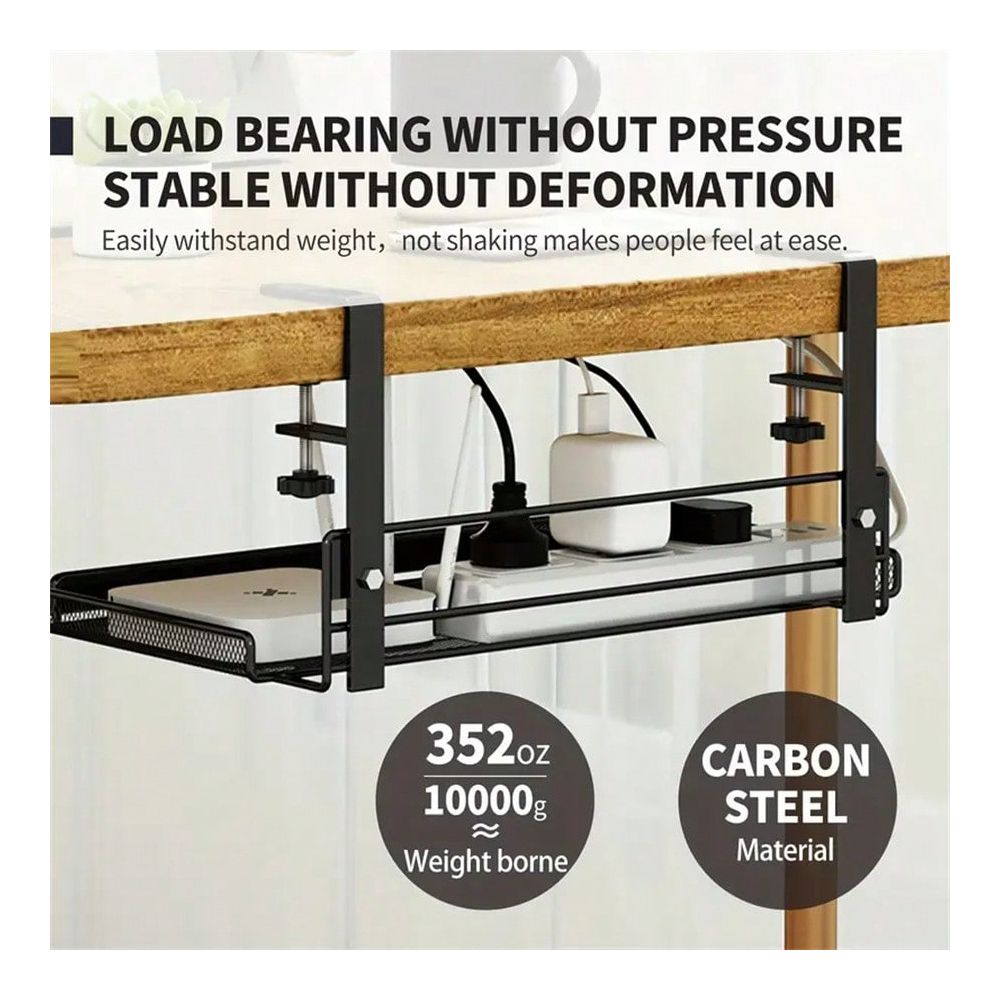 Under Desk Storage Shelf/Baske - Food Storage And Organizer ulasan dan harga