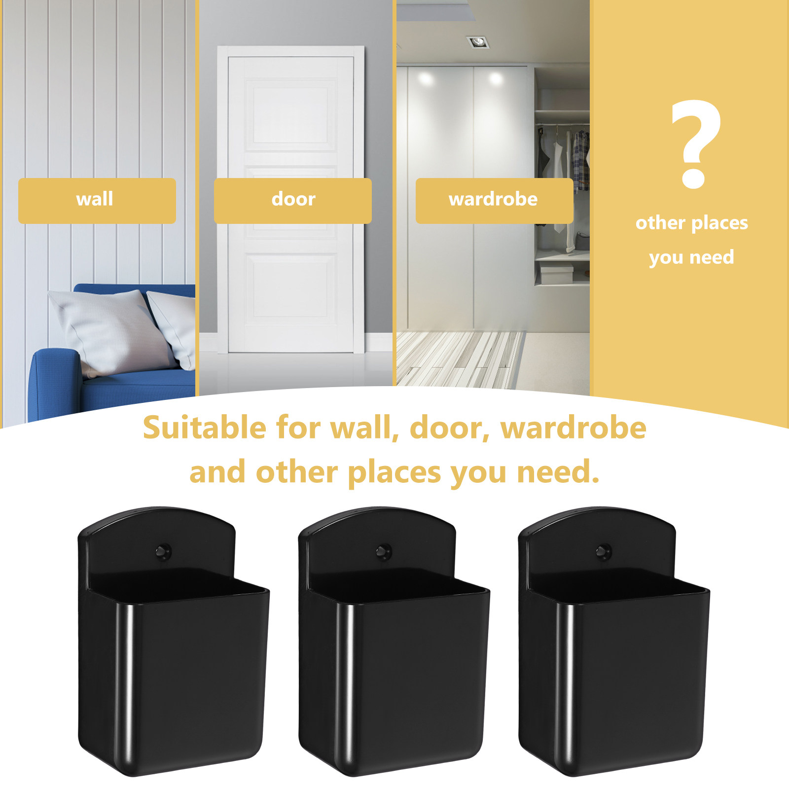 3 Sets Wall Remote Controller  - Food Storage And Organizer ulasan dan harga