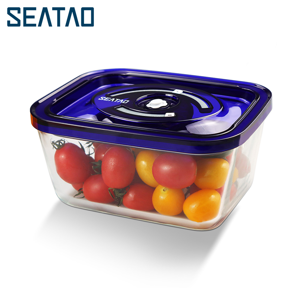 SEATAO Glass Food Storage Cont - Food Storage Vacuum Seal ulasan dan harga